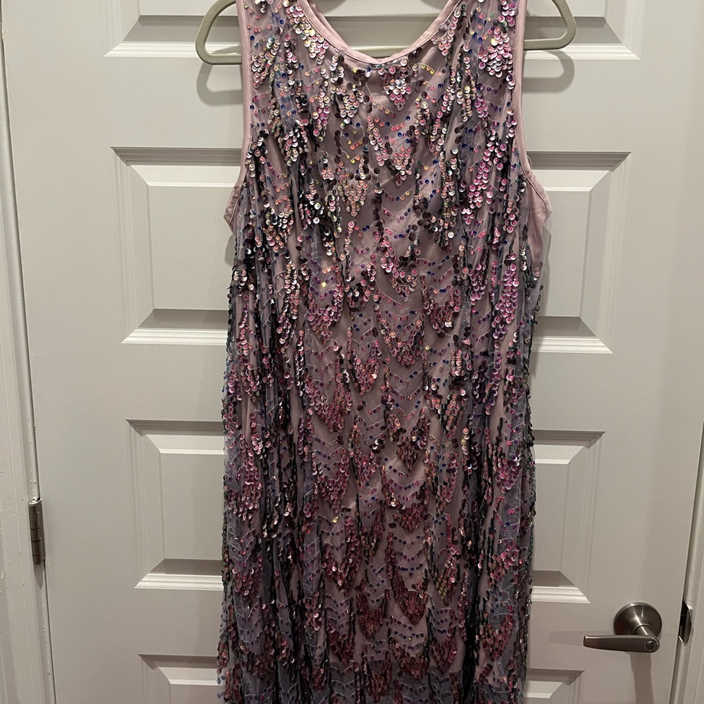 Torrid Multicolor Sequin Mini Dress